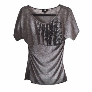 Scoopneck Empire Waist Knit Top